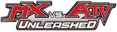 MX vs. ATV Unleashed (USA) Game Logos